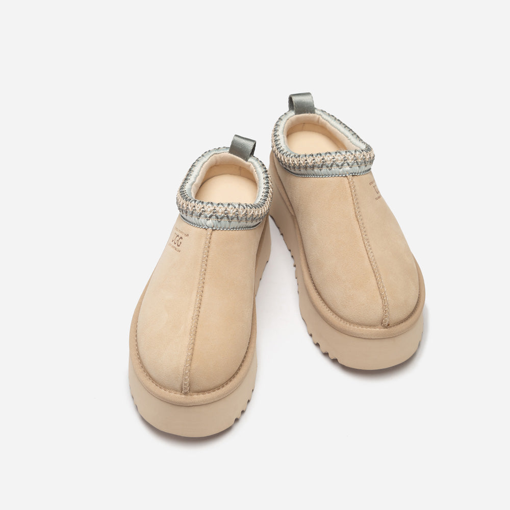 Ugg Sydney Spring Platform Slipper (Water Resistant) (Detachable Wool Insole)-Women Slippers-PEROZ Accessories