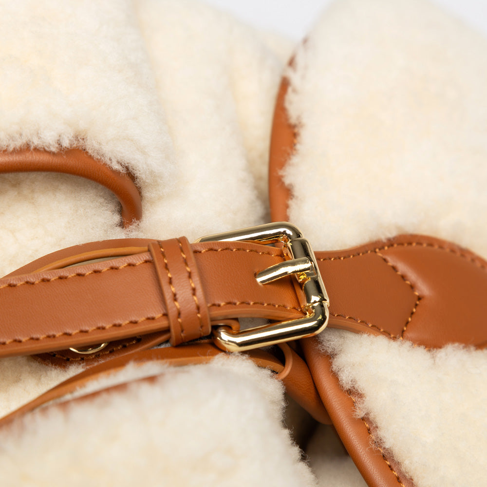 Ugg Teddy Fluffy Backpack-PEROZ Accessories