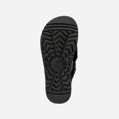 Ugg Violet Matelasse Shearling Platform Slipper-Women Slippers-PEROZ Accessories