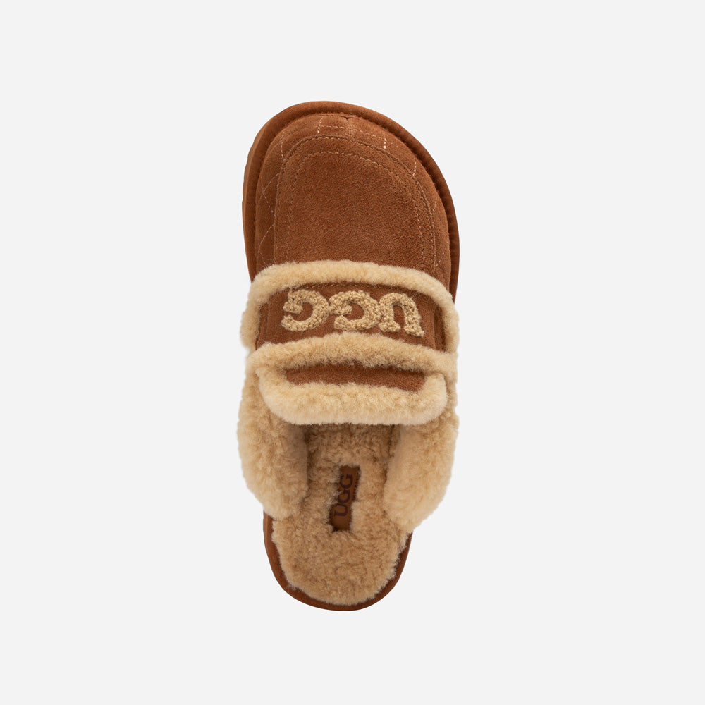 Ugg Violet Matelasse Shearling Platform Slipper-Women Slippers-PEROZ Accessories