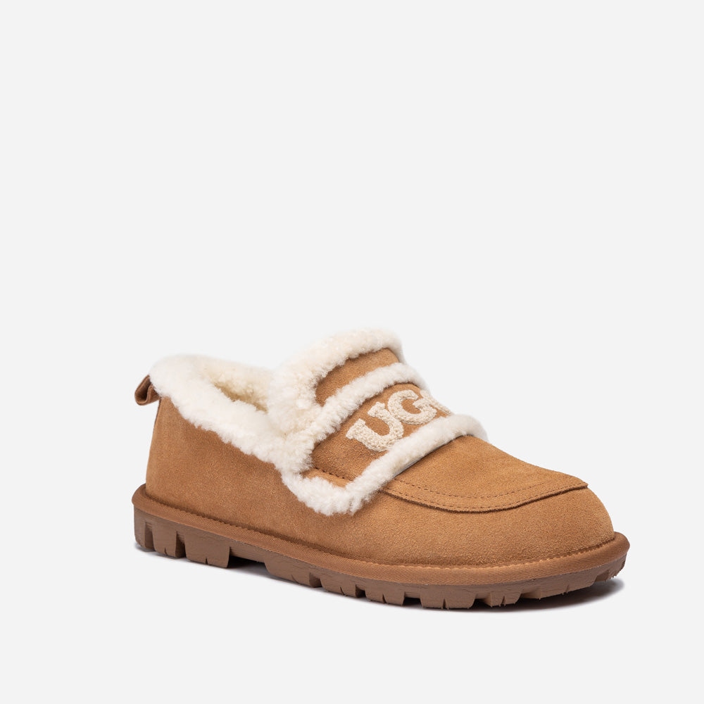 Ugg Violet Shearling Loafer-PEROZ Accessories