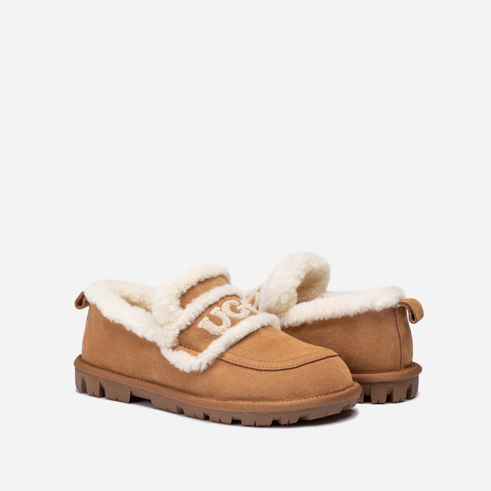 Ugg Violet Shearling Loafer-PEROZ Accessories