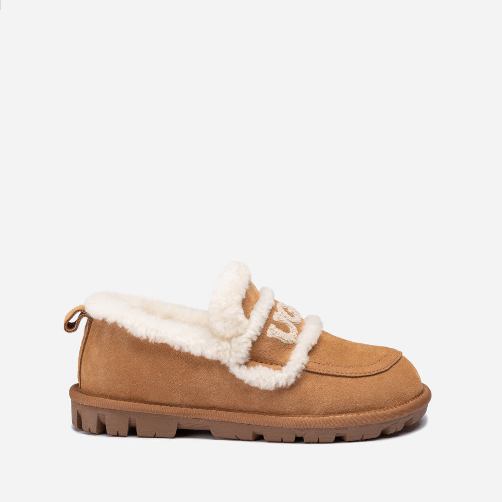 Ugg Violet Shearling Loafer-PEROZ Accessories