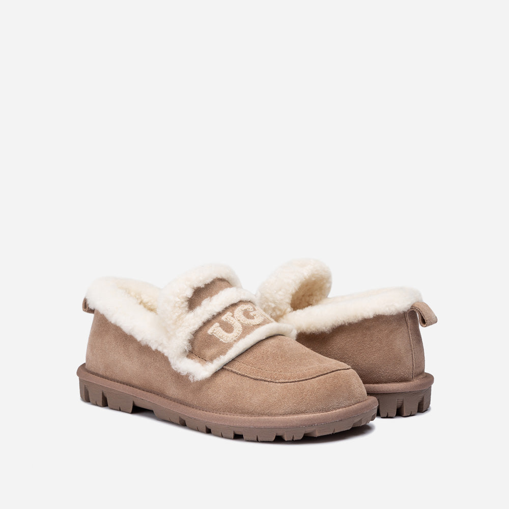 Ugg Violet Shearling Loafer-PEROZ Accessories
