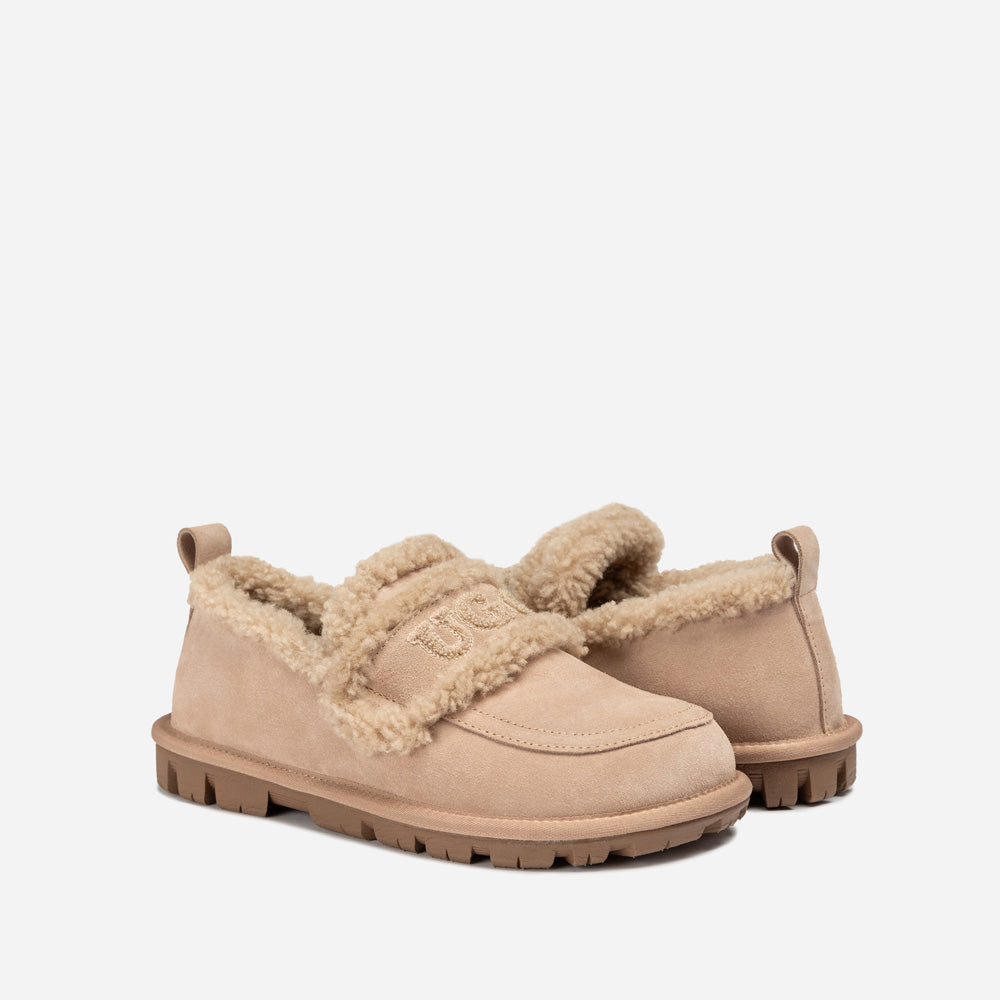 Ugg Violet Shearling Loafer-PEROZ Accessories