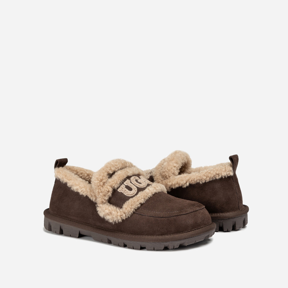 Ugg Violet Shearling Loafer-PEROZ Accessories