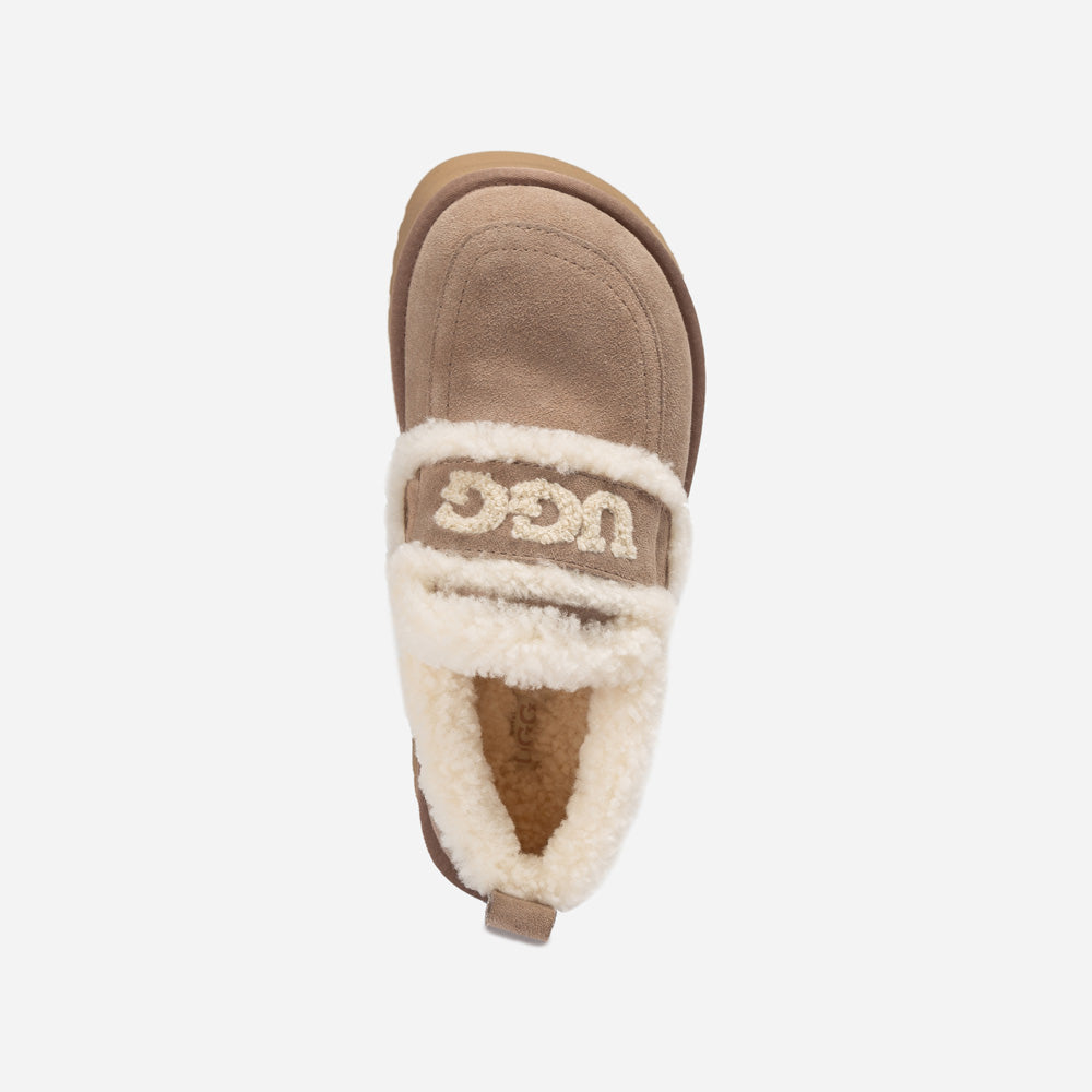 Ugg Violet Shearling Platform Loafer-PEROZ Accessories