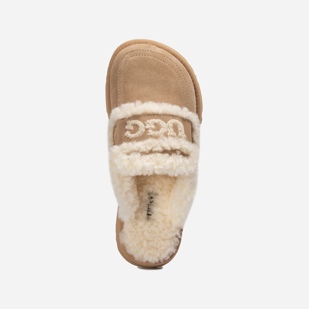 Ugg Violet Shearling Platform Slipper-PEROZ Accessories