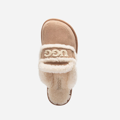 Ugg Violet Shearling Platform Slipper-PEROZ Accessories