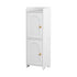 Artiss Bathroom Storage Cabinet 2-Tier Slim Toilet Organizer Adjustable White-Furniture > Bathroom > Bathroom Cabinets, Cupboards & Storage-PEROZ Accessories
