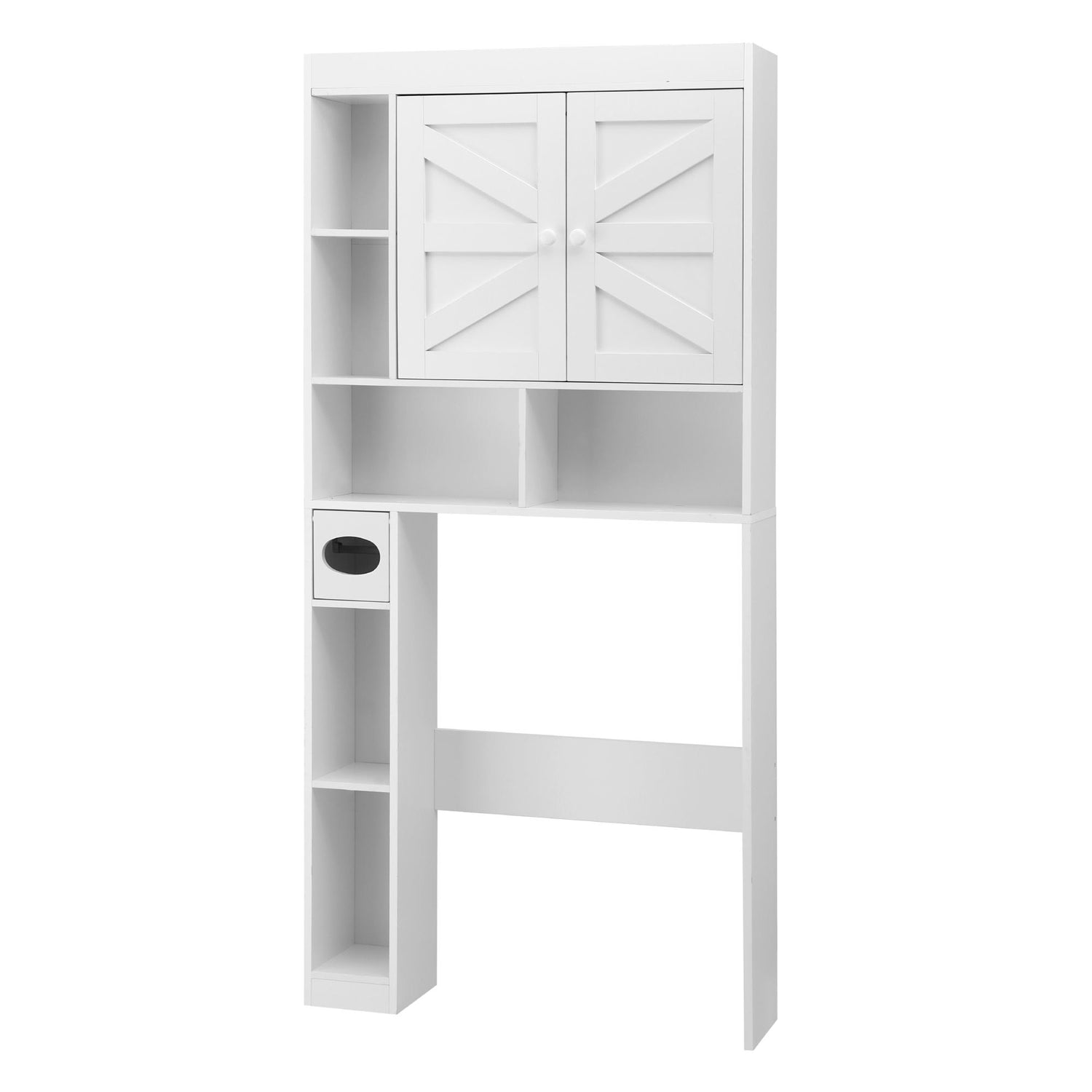 Artiss Bathroom Storage Cabinet Over The Toilet Organiser Laundry Shelf Holder-Furniture > Bathroom > Bathroom Cabinets, Cupboards &amp; Storage-PEROZ Accessories
