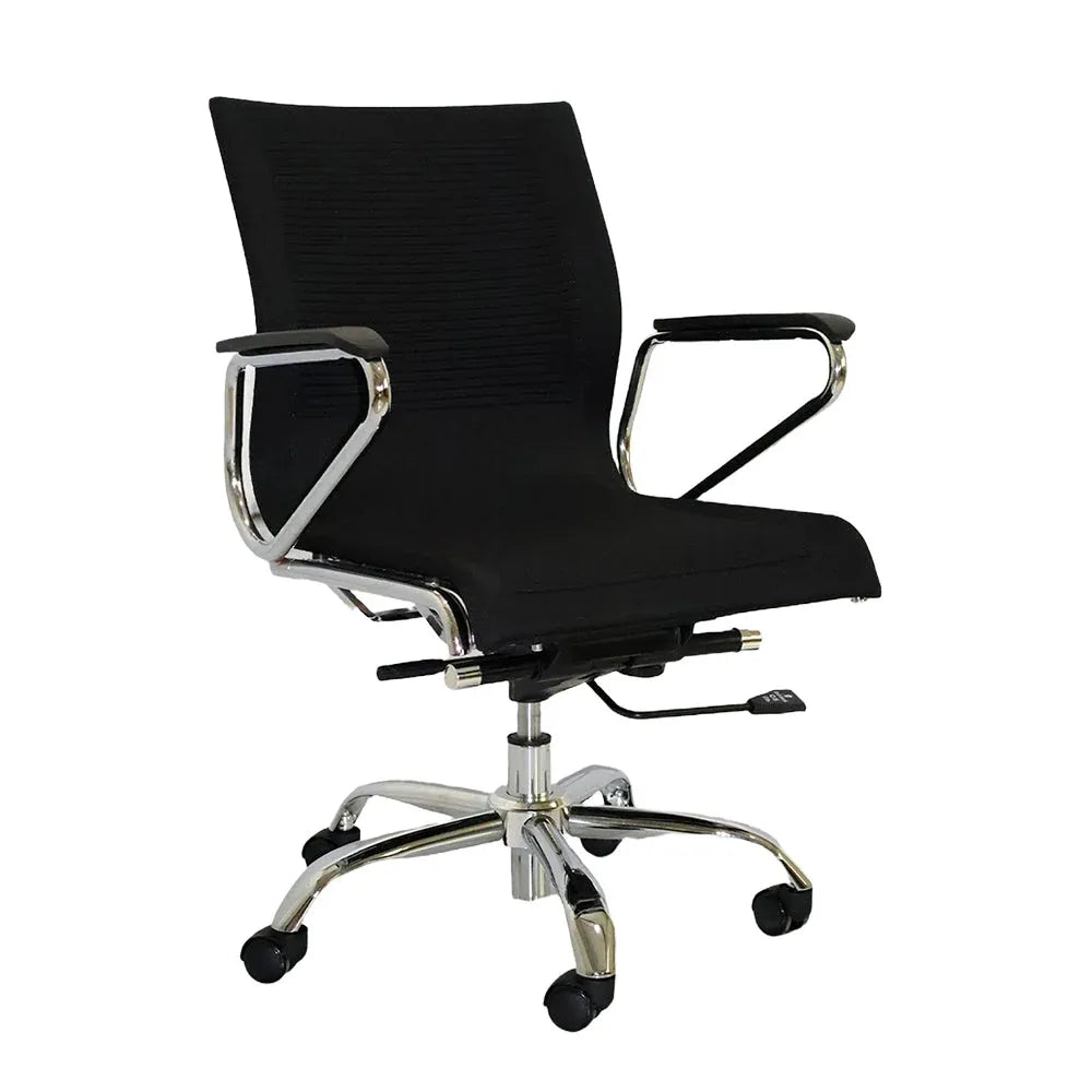 EBGO Adjustable Mid-Back Office Chair-Furniture > Office > Office &amp; Desk Chairs-PEROZ Accessories