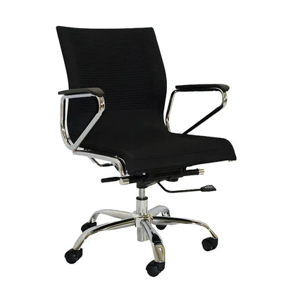 EBGO Adjustable Mid-Back Office Chair-Furniture > Office > Office &amp; Desk Chairs-PEROZ Accessories