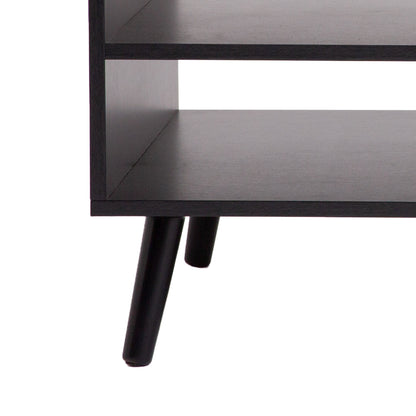 Casa Decor Tulum Rattan Coffee Table Storage Drawer Furniture Wooden Black-Baby &amp; Kids > Baby &amp; Kid&