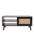 Casa Decor Tulum Rattan Coffee Table Storage Drawer Furniture Wooden Black-Baby & Kids > Baby & Kid&