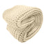 Royal Comfort Chunky Hand Knit Thick Weighted Blanket 6.3KG 203cm x 153cm - Cream-Home & Garden > Bedding-PEROZ Accessories