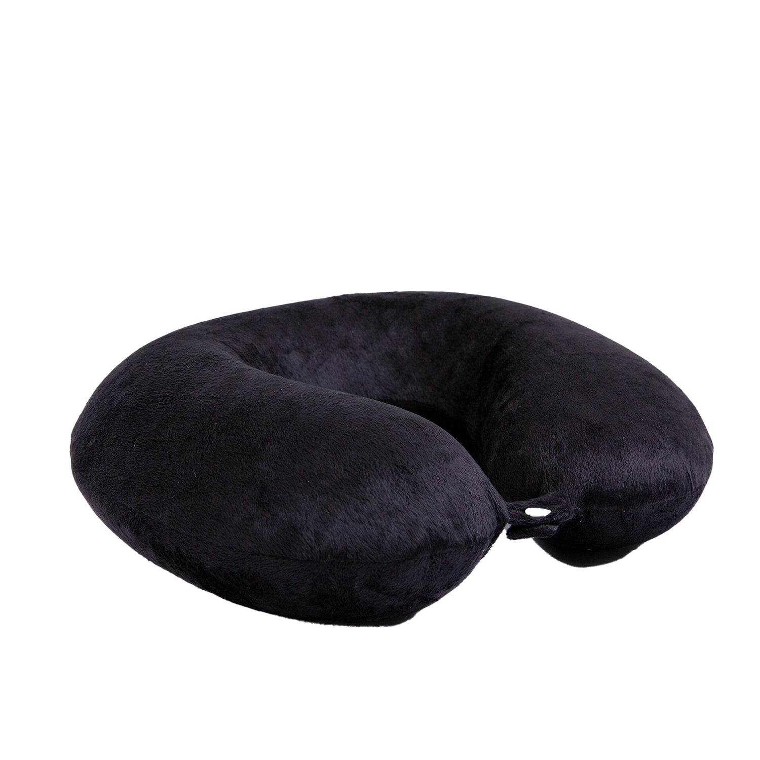 Milano Decor Memory Foam Travel Neck Pillow With Clip Cushion Support Soft Black-Home &amp; Garden &gt; Bedding &gt; Pillows-PEROZ Accessories