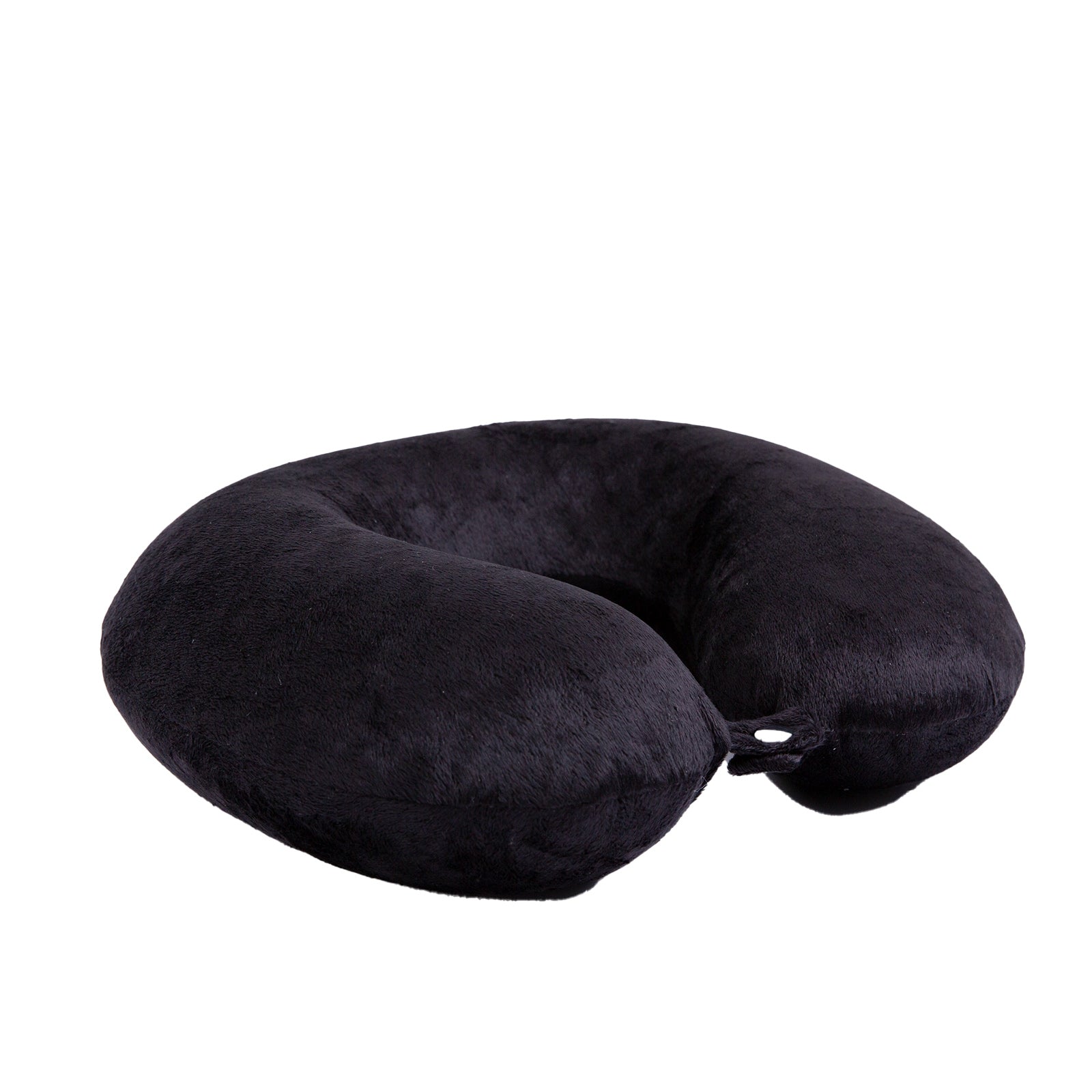 Milano Decor Memory Foam Travel Neck Pillow With Clip Cushion Support Soft Black-Home &amp; Garden &gt; Bedding &gt; Pillows-PEROZ Accessories