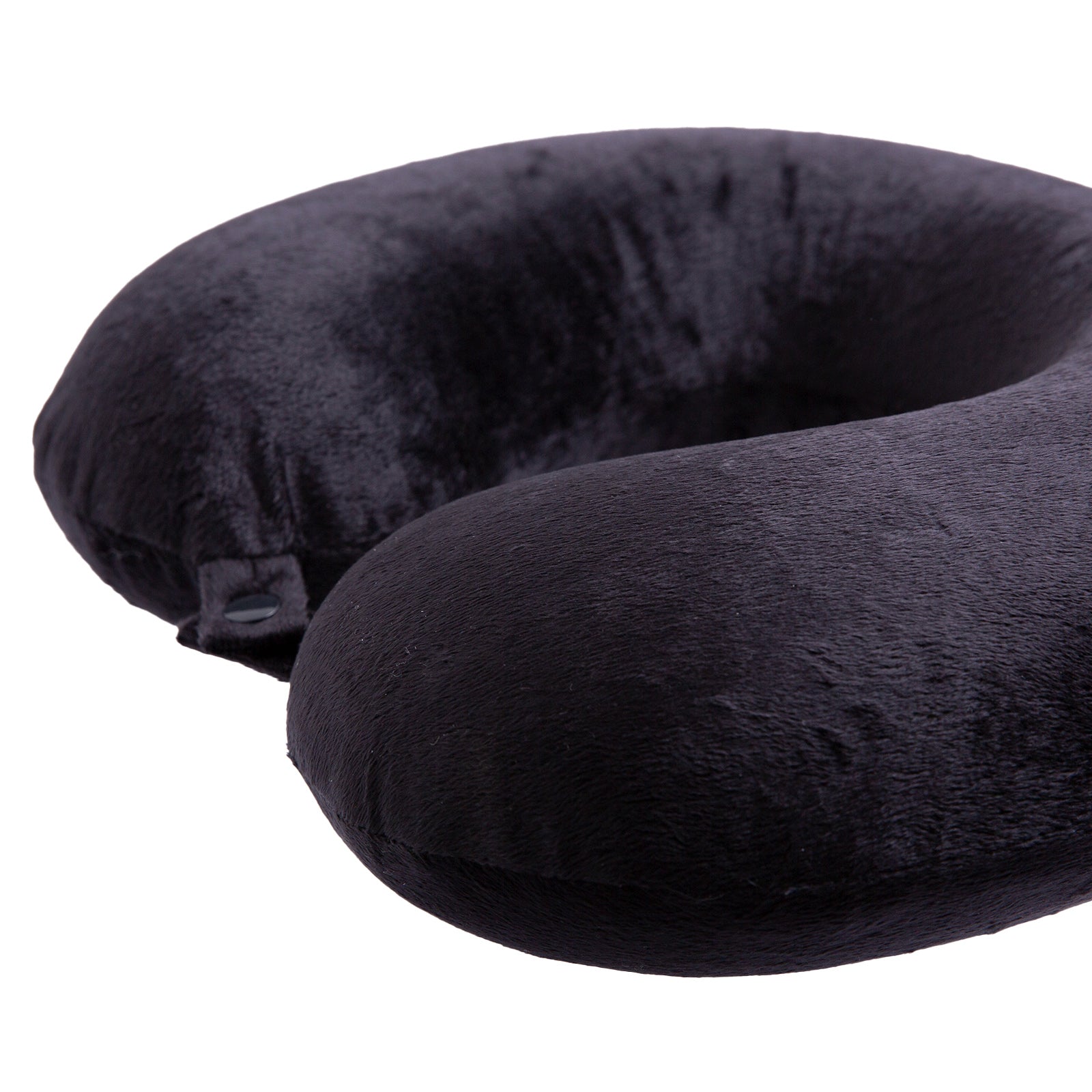 Milano Decor Memory Foam Travel Neck Pillow With Clip Cushion Support Soft Black-Home &amp; Garden &gt; Bedding &gt; Pillows-PEROZ Accessories