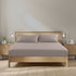Royal Comfort 1500 Thread Count Cotton Rich Sheet Set 3 Piece Ultra Soft Bedding - Double - Stone-Home & Garden > Bedding-PEROZ Accessories