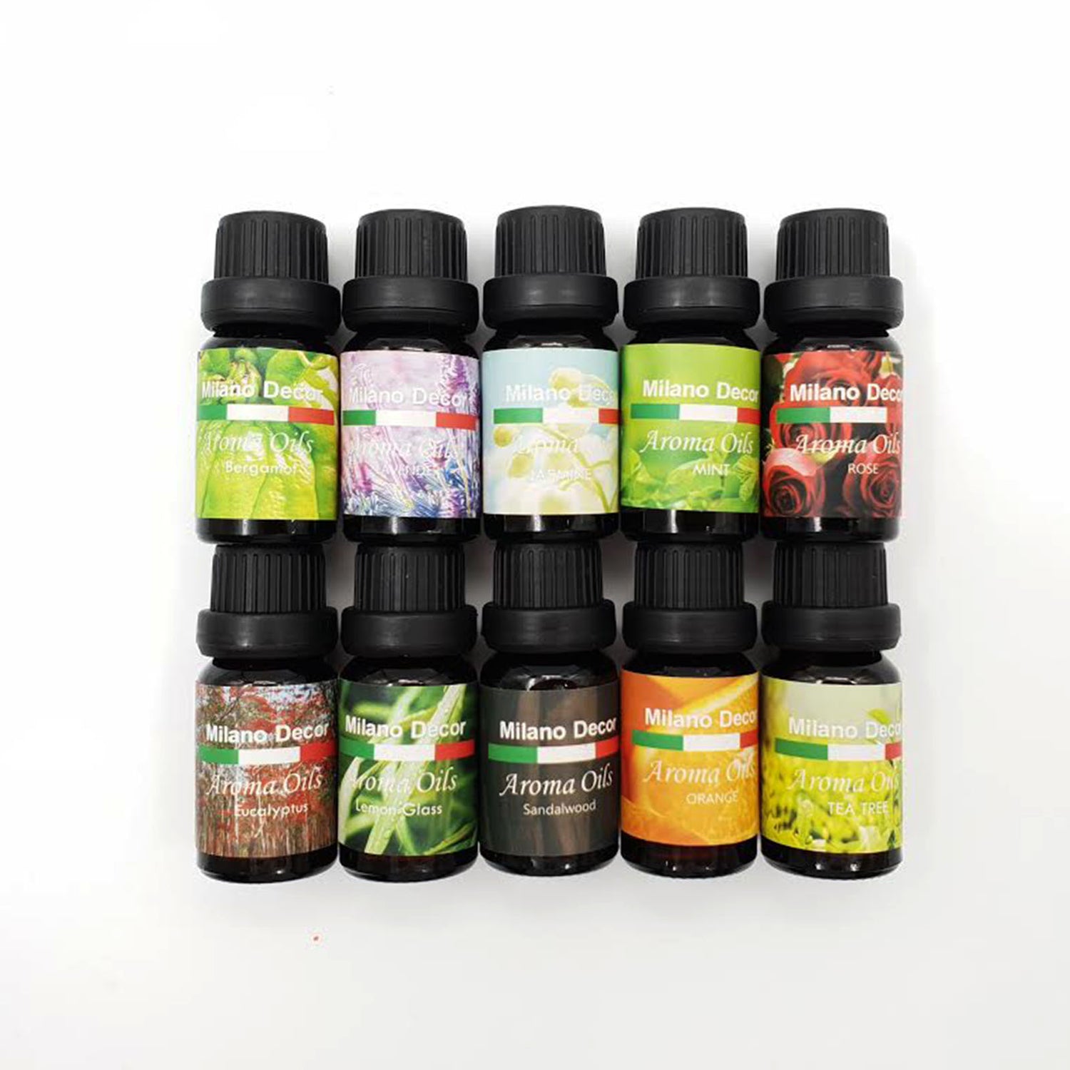 Milano Ultrasonic USB Diffuser with 10 Aroma Oils Humidifier LED Light 130ml - Light Wood-Appliances &gt; Aroma Diffusers &amp; Humidifiers &gt; Aroma Diffusers-PEROZ Accessories