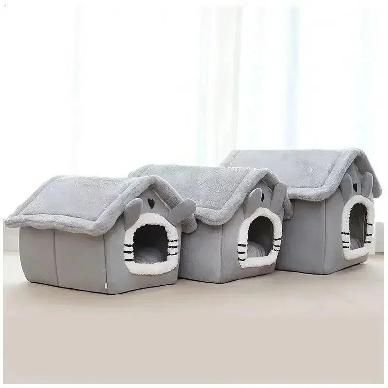 Warm Indoor Dog House Soft Pet Bed Under 40 Characters-Pet Care &gt; Dog Supplies &gt; Dog Beds-PEROZ Accessories