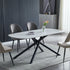 Dining Table Marble Stone Top Rounded Rectangular-Furniture > Living Room > Coffee Tables-PEROZ Accessories