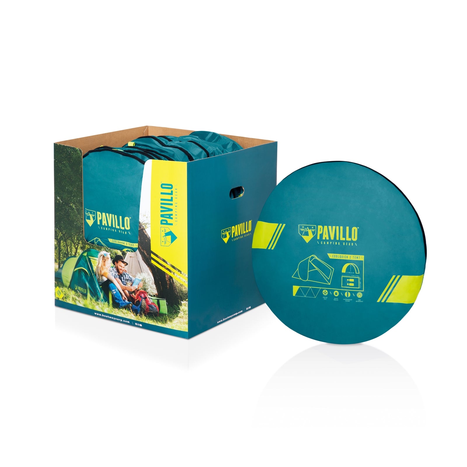 2 Person Water Resistant Pop Up Tent-Outdoor Recreation &gt; Camping &gt; Tents-PEROZ Accessories