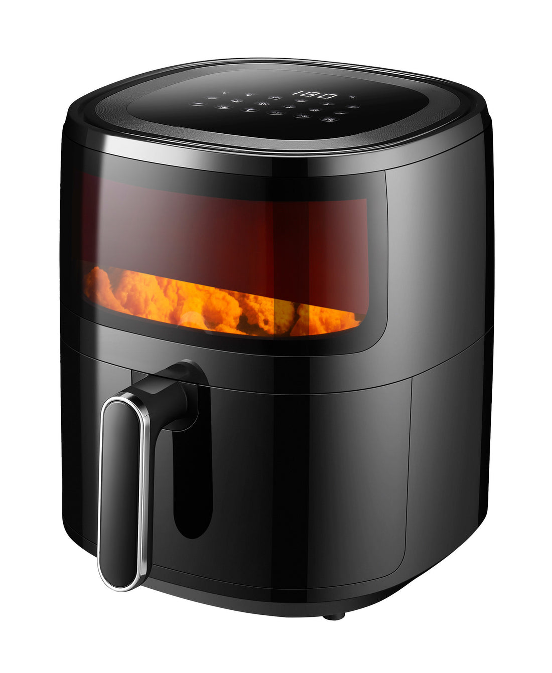 6L Digital Air Fryer w/ 1600W &amp; Glass Window-Appliances &gt; Kitchen Appliances-PEROZ Accessories