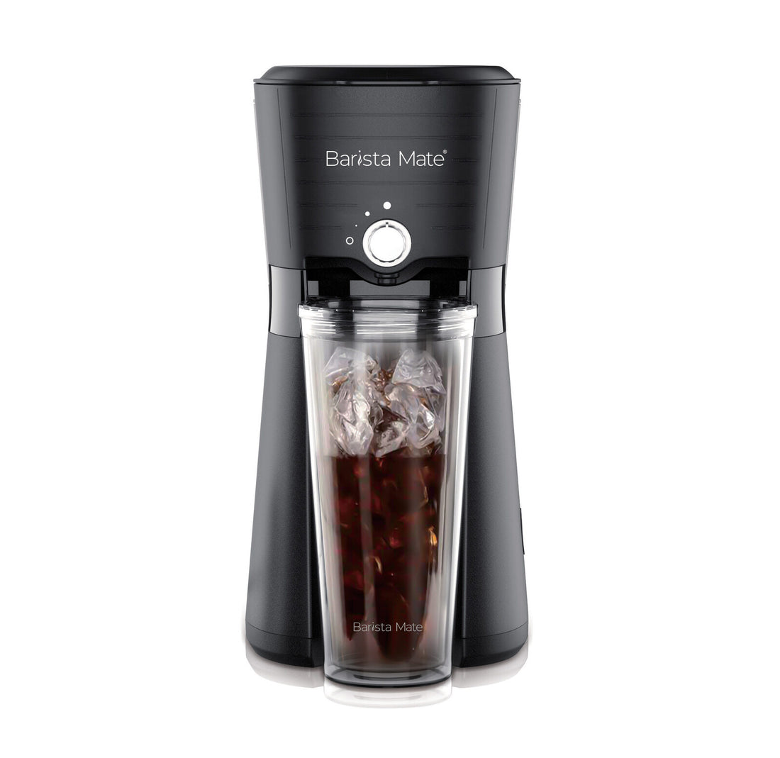 Digital Iced Coffee Maker w/ 10oz, Reusable Cup &amp; Straw Included-Appliances &gt; Kitchen Appliances-PEROZ Accessories