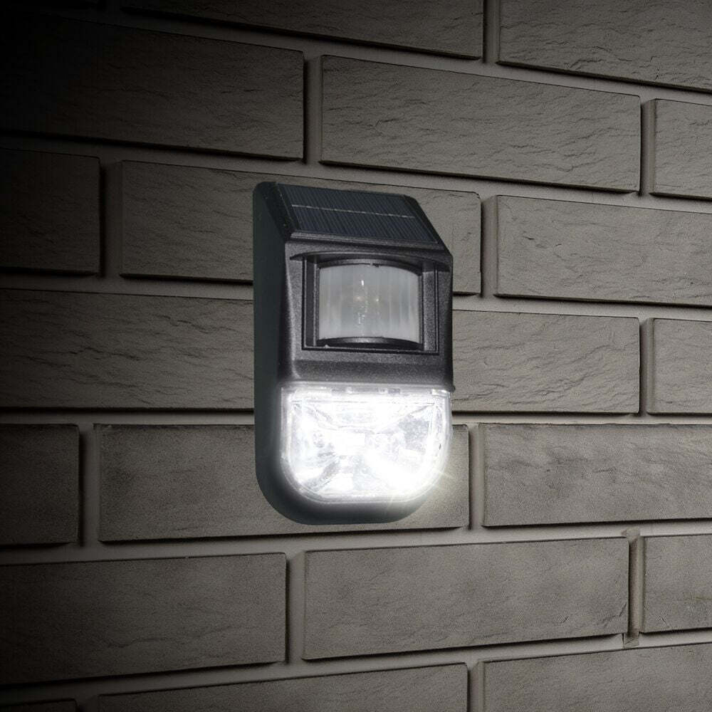 Solar-Powered Motion Sensor Light (1-Piece), Detects Motion, Rechargeable-Outdoor Lights-PEROZ Accessories