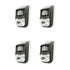 Lenoxx Solar-Powered Motion Sensor Light (4-Piece), Detects Motion, Rechargeable-Outdoor Lights-PEROZ Accessories