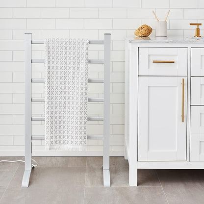 Standing Heated Towel Rail Vertical Warming Towel Rack-Heated Towel Rails-PEROZ Accessories