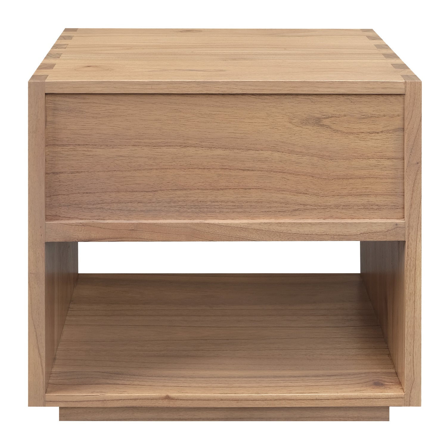 Oscar 1 Drawer Bedside Table (Natural)-BedSide Tabless-PEROZ Accessories