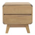 Providence 2 Drawer Bedside Table (Natural)-Furniture > Bedroom > Bedside Tables-PEROZ Accessories