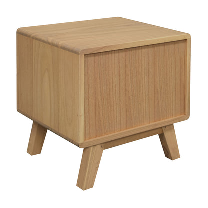 Providence 2 Drawer Bedside Table (Natural)-Furniture > Bedroom > Bedside Tables-PEROZ Accessories