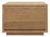 Oscar 1 Drawer Low Bedside Table (Natural)-Furniture > Bedroom > Bedside Tables-PEROZ Accessories