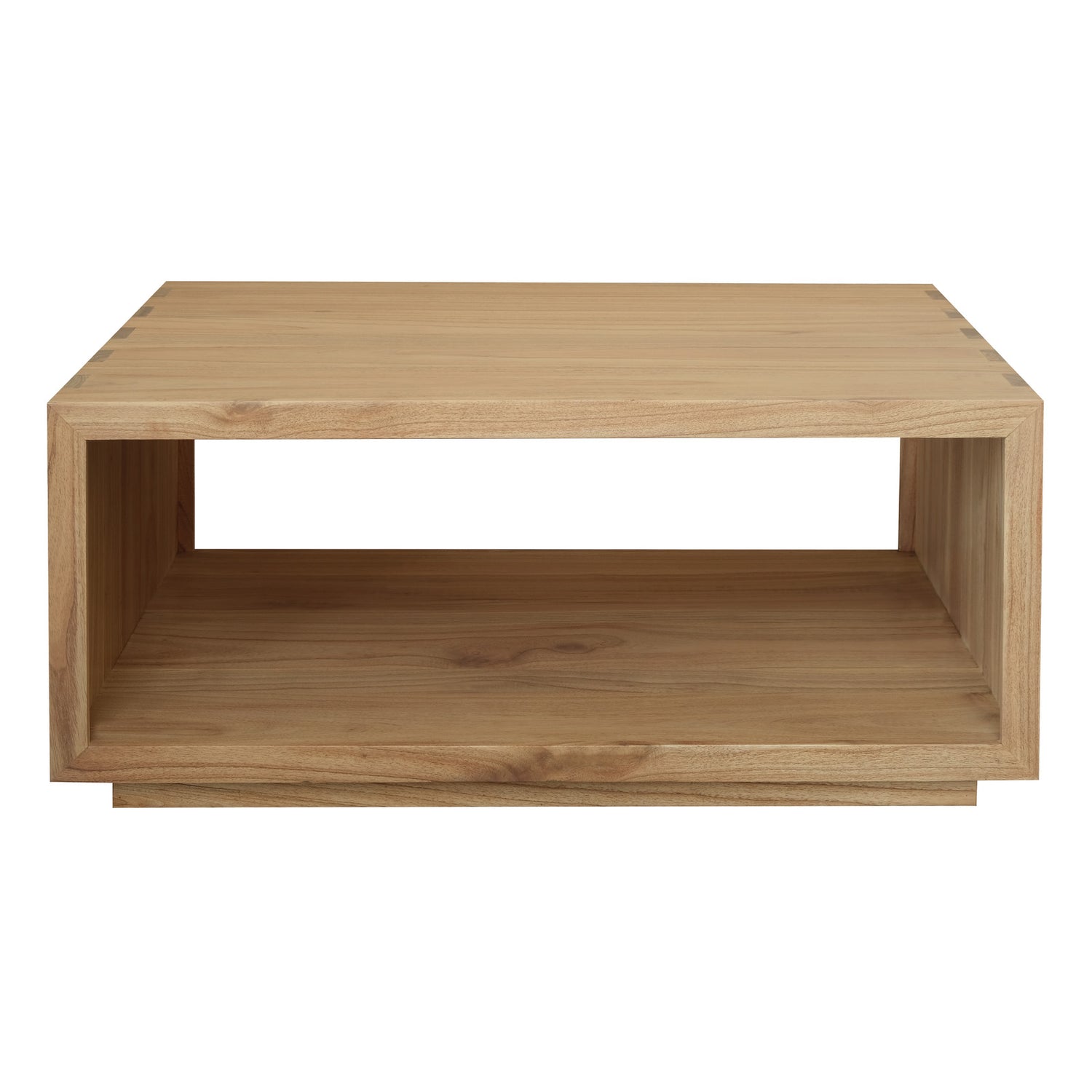 Oscar Solid Mindi Timber Coffee Table (Natural)-Furniture > Living Room > Coffee Tables-PEROZ Accessories