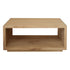 Oscar Solid Mindi Timber Coffee Table (Natural)-Furniture > Living Room > Coffee Tables-PEROZ Accessories