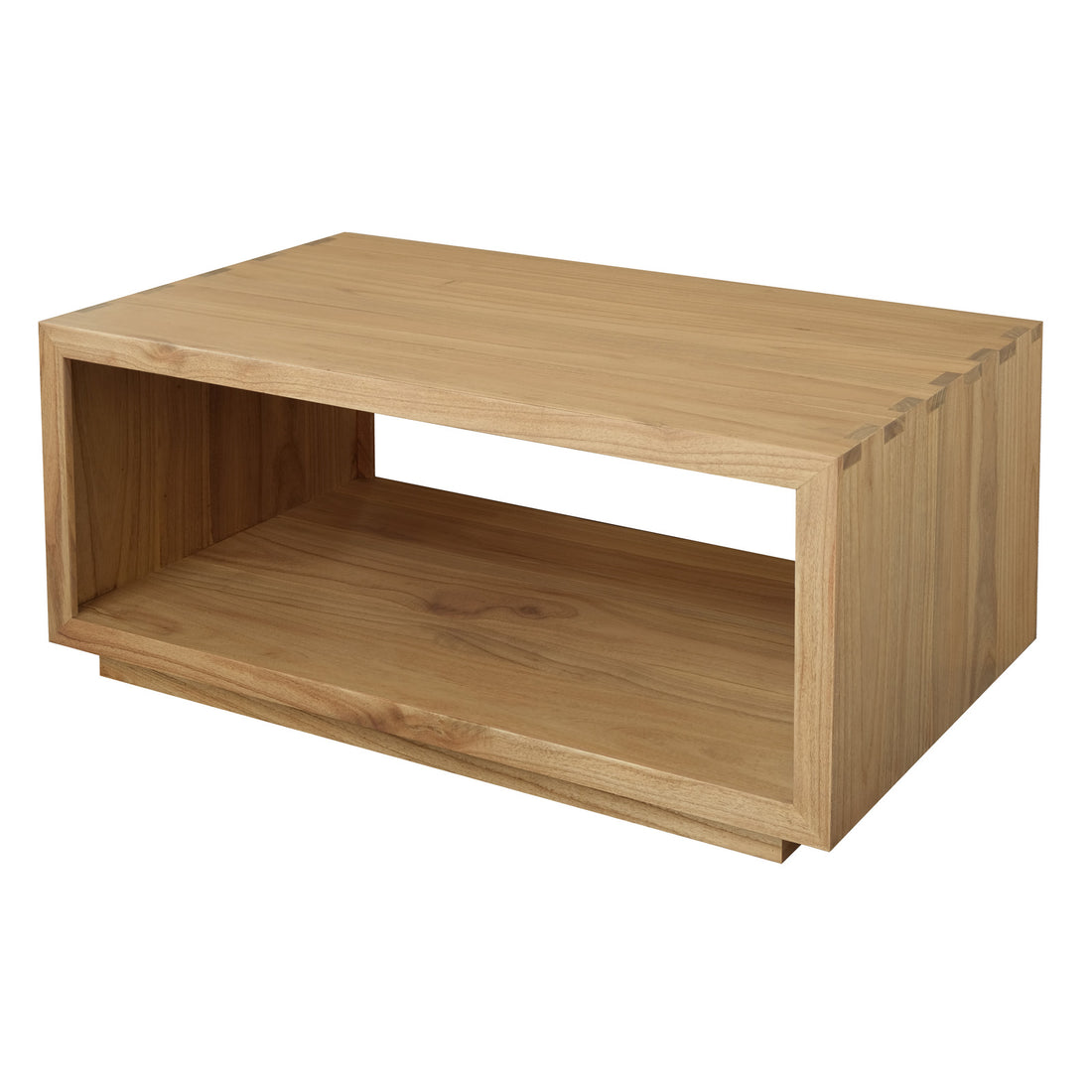 Oscar Solid Mindi Timber Coffee Table (Natural)-Furniture > Living Room > Coffee Tables-PEROZ Accessories