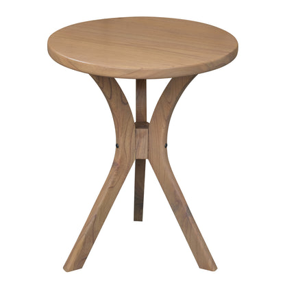 Gatsby Round Side Table - Large (Natural)-Furniture > Living Room > Side Tables-PEROZ Accessories