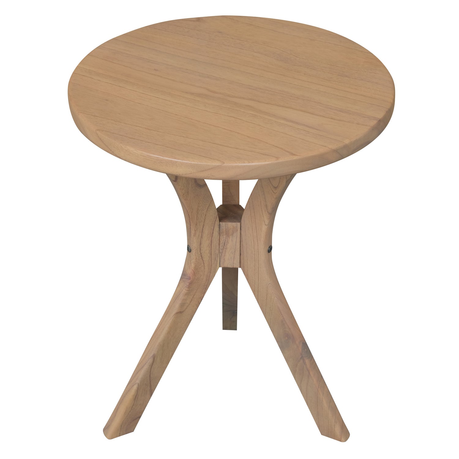 Gatsby Round Side Table - Large (Natural)-Furniture > Living Room > Side Tables-PEROZ Accessories