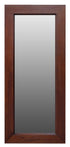 Manhattan Solid Timber Frame Wall Mirror - Mahogany-Home & Garden > Decor > Mirrors-PEROZ Accessories