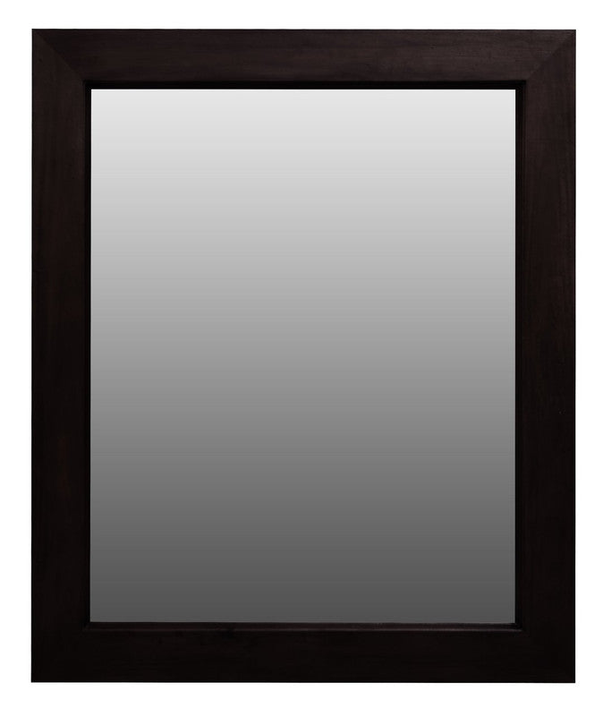 Ascott Solid Timber Frame Wall Mirror - Chocolate-Home &amp; Garden &gt; Decor &gt; Mirrors-PEROZ Accessories