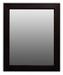 Ascott Solid Timber Frame Wall Mirror - Chocolate-Home & Garden > Decor > Mirrors-PEROZ Accessories