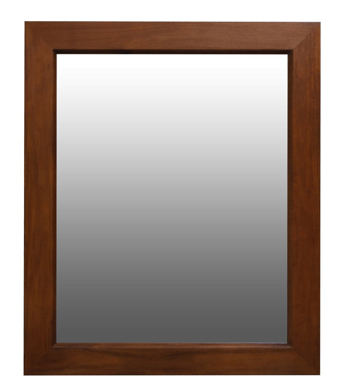 Ascott Solid Timber Frame Wall Mirror - Mahogany-Home &amp; Garden &gt; Decor &gt; Mirrors-PEROZ Accessories