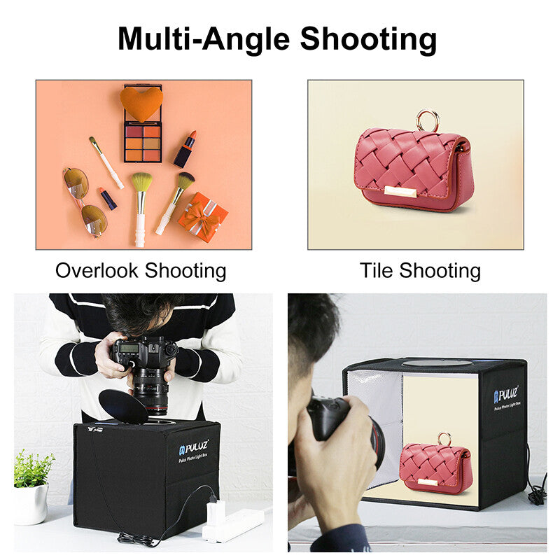 40CM Portable Photo Studio LED Light Tent Bar Cube Soft Box Room Photography-Audio &amp; Video > Photography-PEROZ Accessories