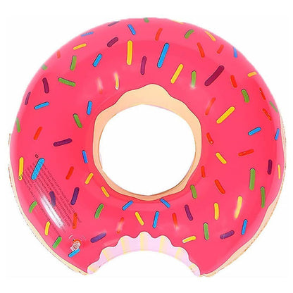 2pcs Pink Inflatable Giant Donut Raft Swim Ring Float Swimming Pool Beach Lounge Pink Coff 70CM-Sports &amp; Fitness &gt; Exercise, Gym &amp; Fitness &gt; Gymnastics-PEROZ Accessories