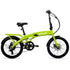 VALK Shuttle 5 Electric Folding Bike, Gen II, 20" Tyres, Shimano 7-Speed, Lime Green-Sports & Fitness > Bikes & Accessories-PEROZ Accessories