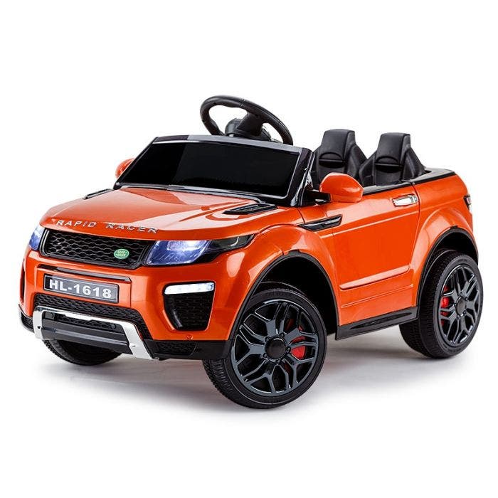 ROVO KIDS Ride-On Car Electric Battery Childrens Toy Powered Remote 12V Orange-Ride on Toys - Cars-PEROZ Accessories
